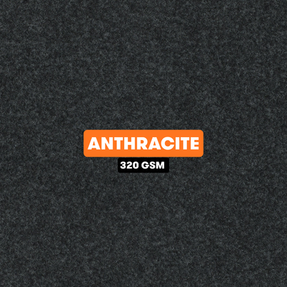 Anthracite Premium 4-Way Stretch Carpet Lining (320 GSM)