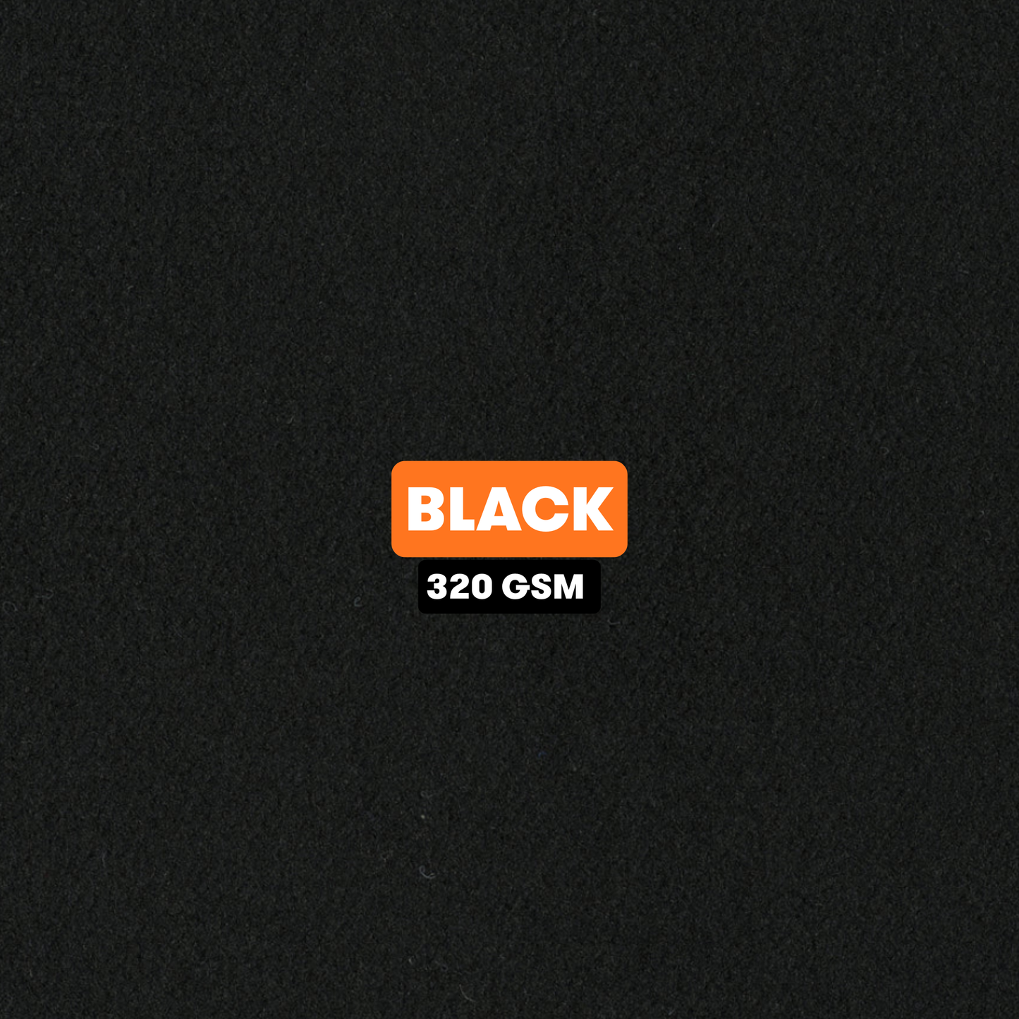 Black Premium 4-Way Stretch Carpet Lining (320 GSM)