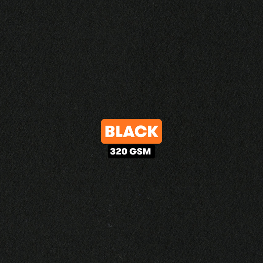 Black Premium 4-Way Stretch Carpet Lining (320 GSM)