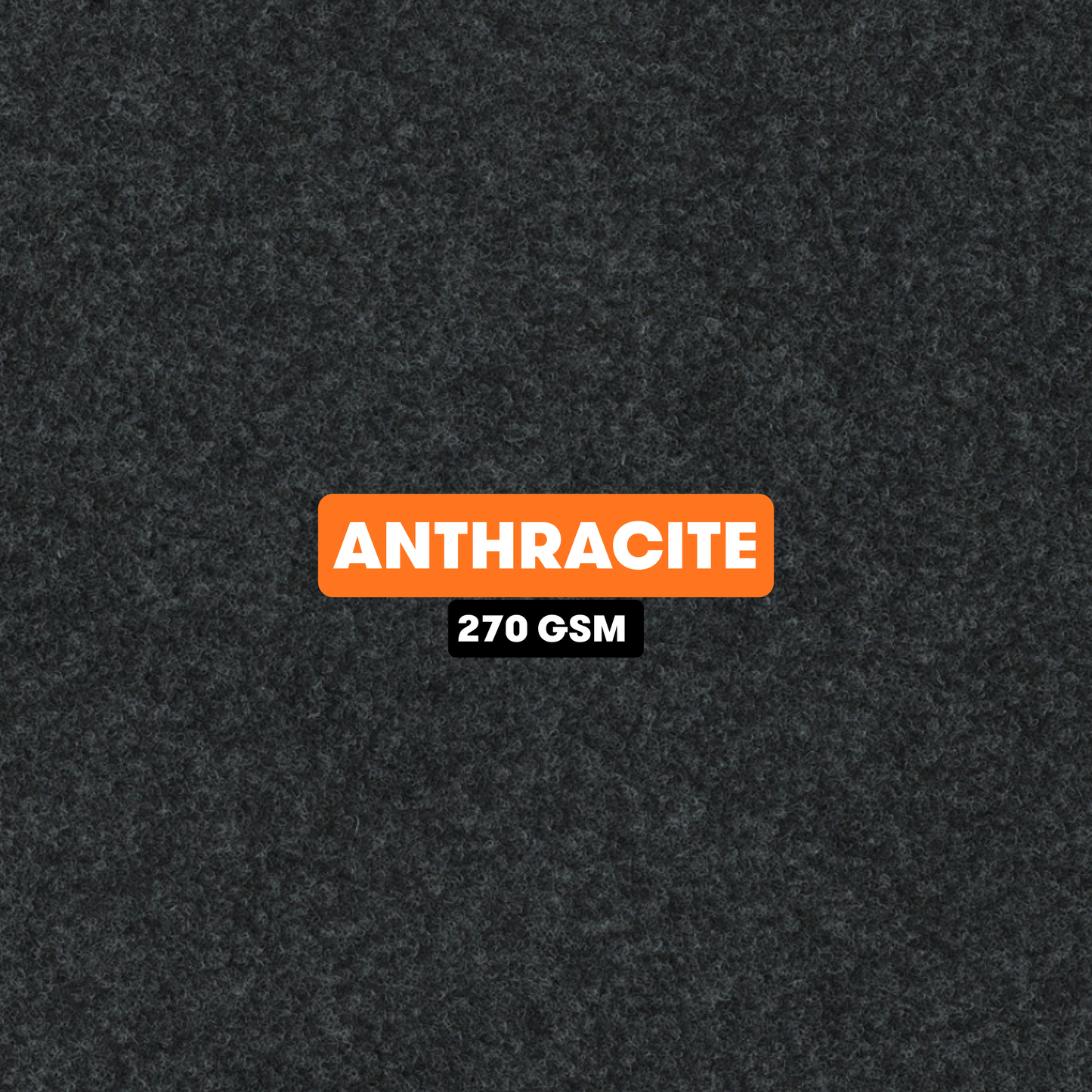 Anthracite 4-Way Stretch Carpet Lining (270 GSM)