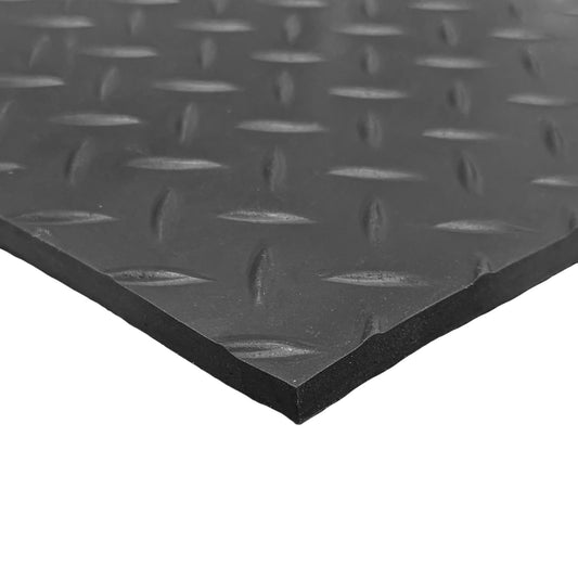 Rubber Flooring Matting Anti-Slip Checker Pattern 8mm