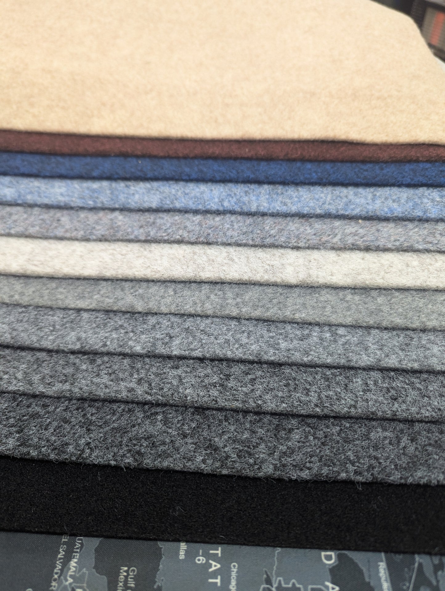 VELTRIM Carpet Lining Very Thick 5mm Professional Grade Non-Stretch for Campervan (500 GSM)