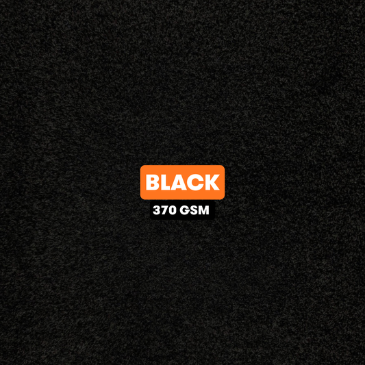 Black Luxury 4-Way Stretch Carpet Lining High-Quality (370 GSM)