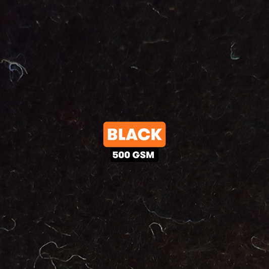 Black VELTRIM Non-Stretch Carpet Lining (500 GSM)