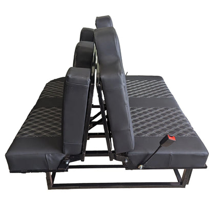 Rock&Roll Fold Out Bed Upholstered Campervan Bed/Seats (MOT Tested)