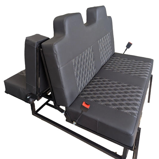 Rock&Roll Fold Out Bed Upholstered Campervan Bed/Seats (MOT Tested)