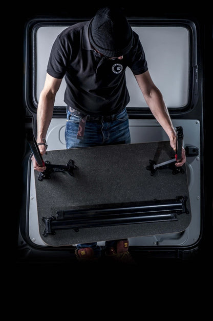 VW T5, T6 Campervan Table LOC8 Table System Trim Panel + Fold out Table & Legs