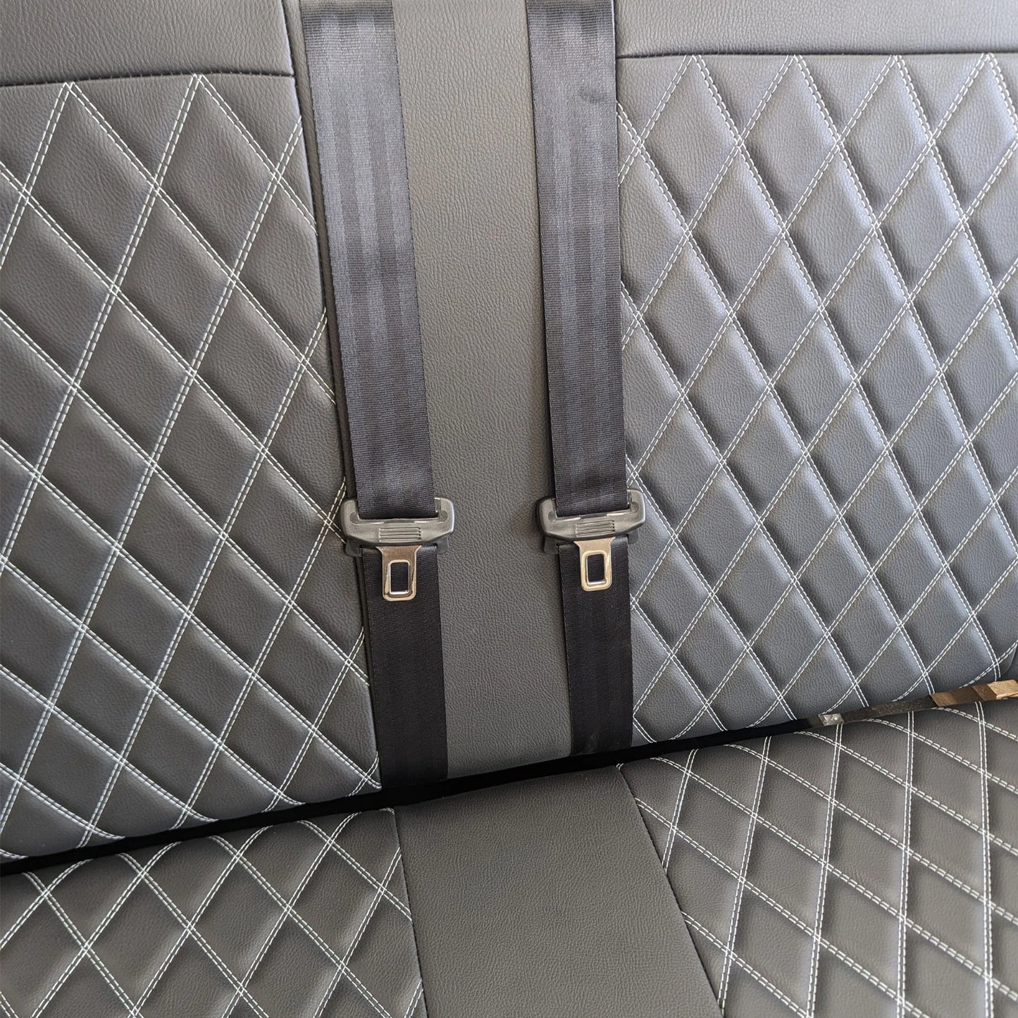 Premium Rock & Roll Foldable Campervan Seats/Bed Fully Upholstered (MOT & Crash Tested)